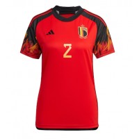 Camisa de time de futebol Bélgica Toby Alderweireld #2 Replicas 1º Equipamento Feminina Mundo 2022 Manga Curta